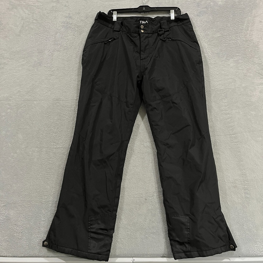 TSLA Pants Womens‎ XL Winter Snow Ski Black Waterproof Insulated Black
